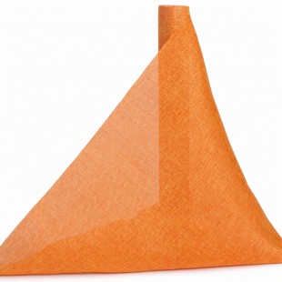 Plasă sac portocaliu 50 cm × 5 m pentru ambalat flori