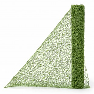 Plasă dantelă verde închis 50 cm × 5 m pentru ambalat flori