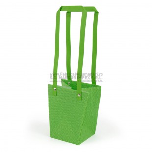 Pungă impermeabilă verde lime pentru aranjament floral set 10 buc