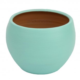 Vas ceramic mentă Ø14 cm H 10 cm