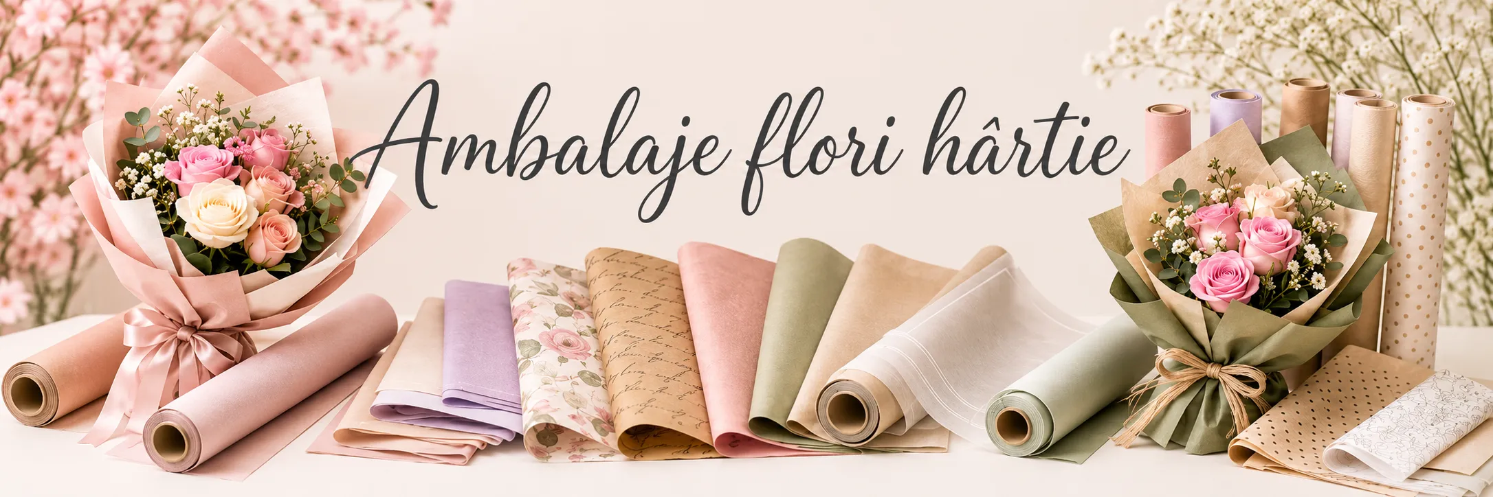 Ambalaje flori hârtie