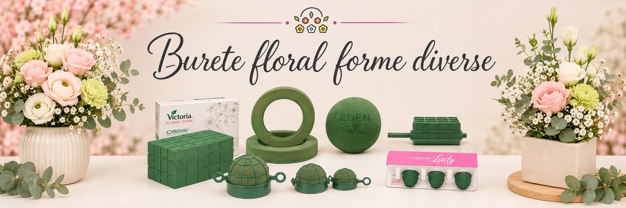 Burete floral forme diverse