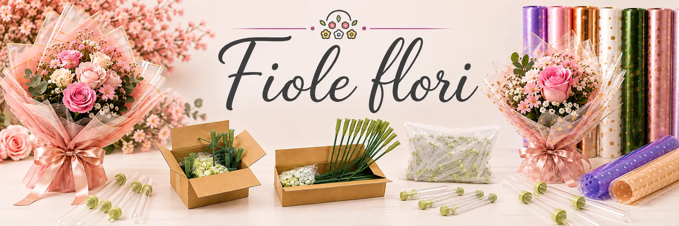Fiole apă pentru flori